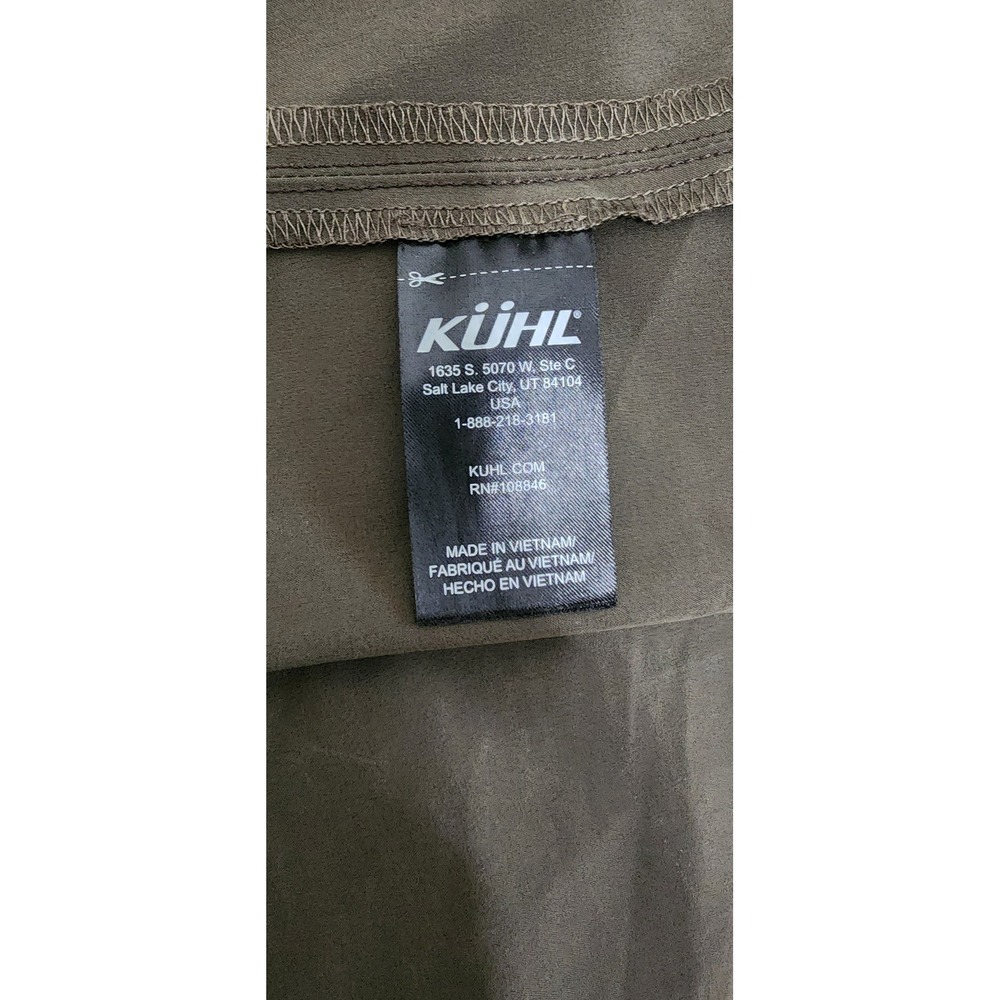 (2) Kuhl Mens‎ XXL Short Sleeve Button Up TuffleX Shirts Green Hiking Outdoor - Picture 6 of 11